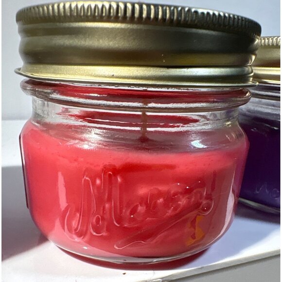 Star Lytes Natural Soy Candles Pomegranate Pear & Mulberry Scents 3oz Set of 3 - Picture 5 of 7